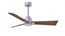 Matthews Fan Company AK-BN-WN-42 - Alessandra 3-blade transitional ceiling fan in brushed nickel finish with walnut blades. Optimized f