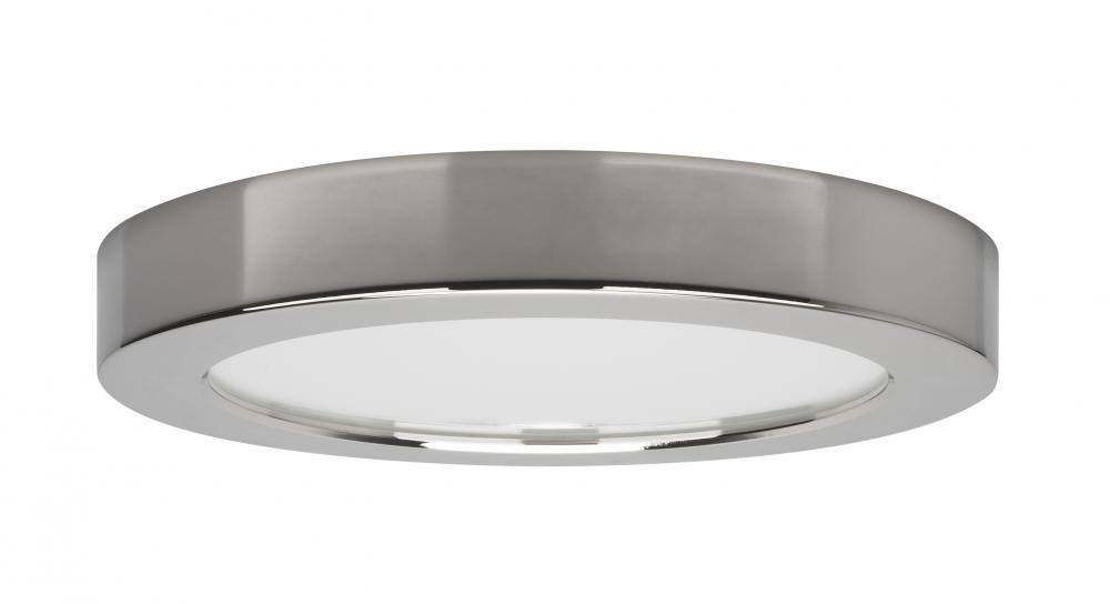 Blink - 13.5W- 7" Surface Mount LED - 3000K- Round Shape - Polished Chrome Finish - 120V