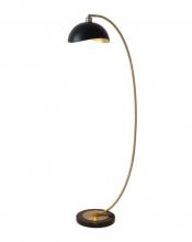 Nova 2110744BG - Luna Bella Chairside Arc Lamp, Black Gold