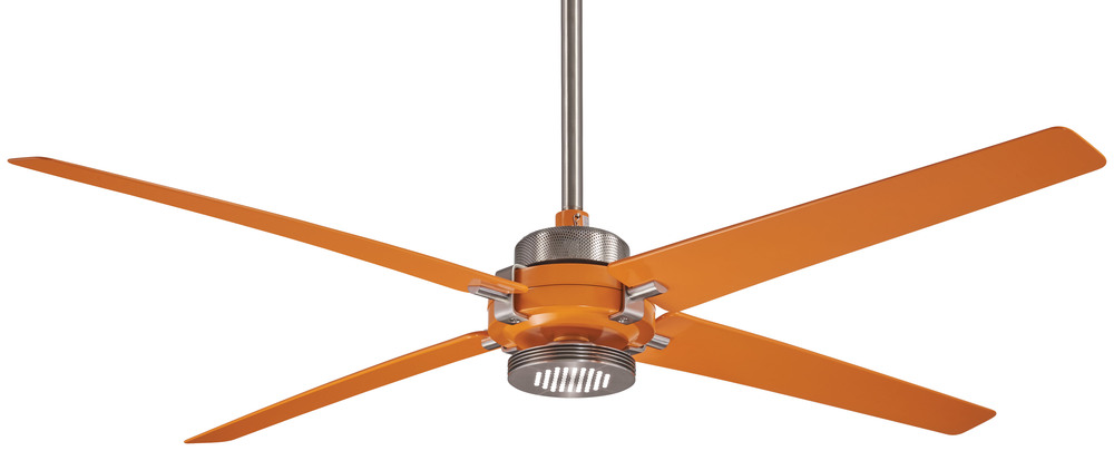 Spectre 60" - Brushed Nickel/Orange