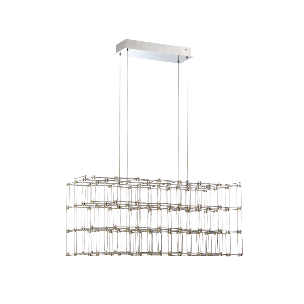 Linwood, LED Chandelier, Rect, Ch
