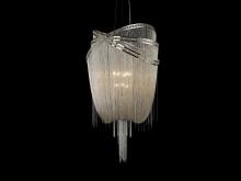 Avenue Lighting HF1610-NCK - Wilshire Blvd. Nickel Finish Steel Chain Foyear Hanging Fixture