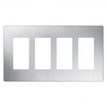 Lutron Electronics CW-4-SS - 4-GANG CLARO STAINLESS STEEL