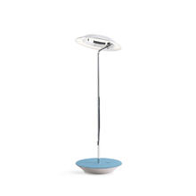 Koncept Inc RYO-SW-CRM-AZF-DSK - Royyo Desk Lamp, Chrome body, Azure Felt base plate