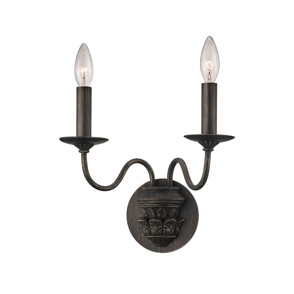 POPPY HILL 2LT WALL SCONCE