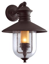Troy B9361NB - OLD TOWN 1LT WALL LANTERN LARGE