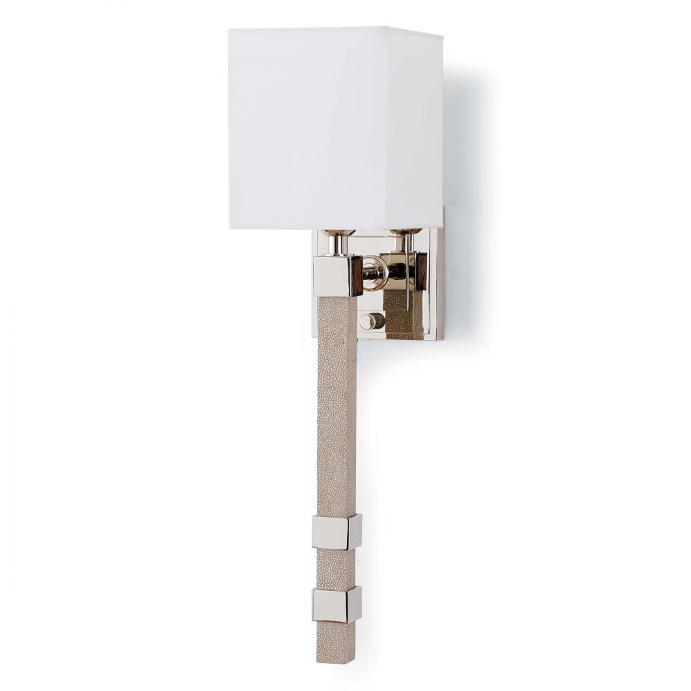 Regina Andrew Metro Sconce (Ivory Grey Shagreen)