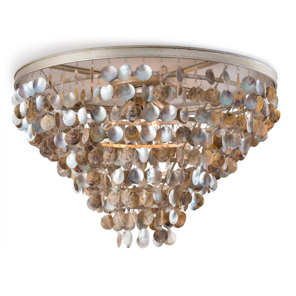 Capri Abalone Shell Flush Mount