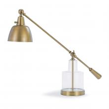 Regina Andrew 13-1025NB - Glass Step Beaker Task Lamp (Natural Brass)