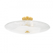 Hudson Valley KBS1742504L-AGB - 3 LIGHT LARGE FLUSH MOUNT