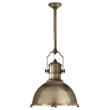 Visual Comfort & Co. Signature Collection RL CHC 5136AN-AN - Country Industrial Large Pendant