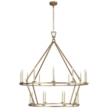 Visual Comfort & Co. Signature Collection RL CHC 5199GI - Darlana Extra Large Two-Tier Chandelier