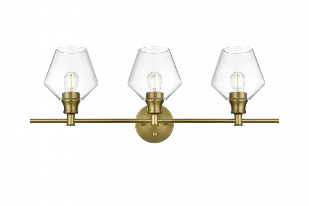 Gene Wall L28.1W8H10.5 Satin Gold C/GL
