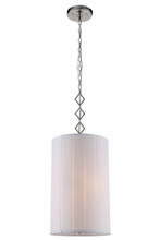 Elegant 1458D13PN - Luna Collection Chandelier D:13 H:23 Lt:2 polished Nickel Finish