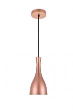 Elegant LD2407HG - Aiken 1 Light Honey Gold Pendant