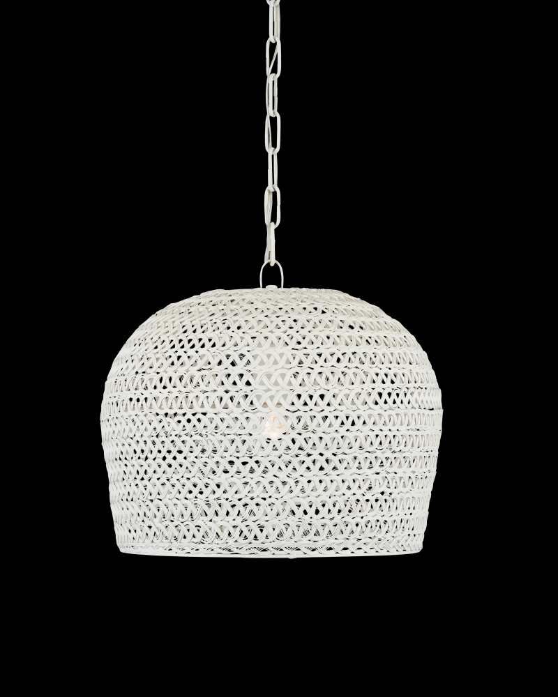 Piero Small White Pendant
