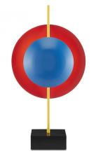 Currey 6000-0732 - Mister M Red and Blue Disc Table Lamp