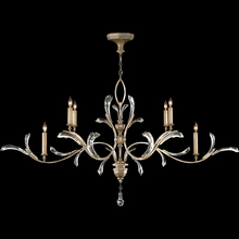 Fine Art Handcrafted Lighting 700840ST - Beveled Arcs 74" Oblong Chandelier